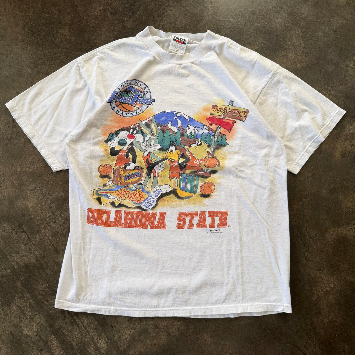 OSU LOONEY TUNES SQUAD 1995 FINAL FOUR T-SHIRT